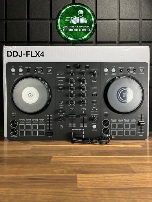 Pioneer DDJ-FLX4 (Доставимо кур’єром — БЕЗКОШТОВНО!)