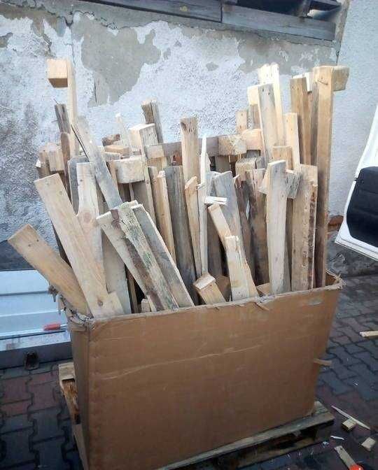 OPAŁ - SUCHE Deski 120cm połamane i całe 1m3 Łódź Dowóz