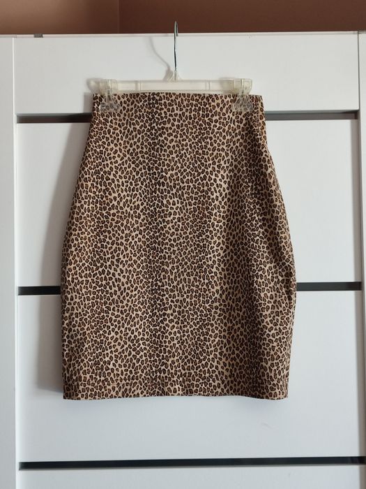 Spódnica mini w panterkowy wzór leopard print kiabi