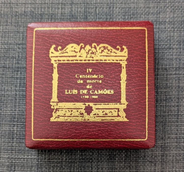 Portugal 1980 Prata Proof Luis Vaz Camões