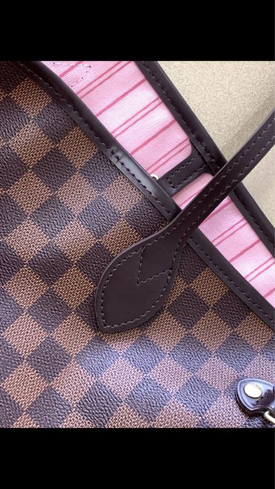 Torba torebka Louis Vuitton neverfull mm gm ebene szachownica SKORA NA