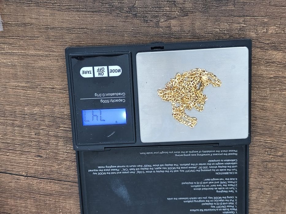 Nowy piękny złoty łańcuch Gucci 585 14k 55cm 7.47gr unikat!!