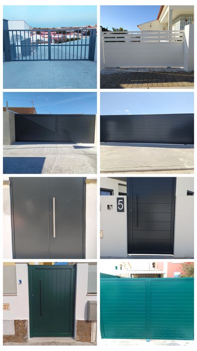 Fábrica de portões, gradeamentos, guardas de varanda em alumínio