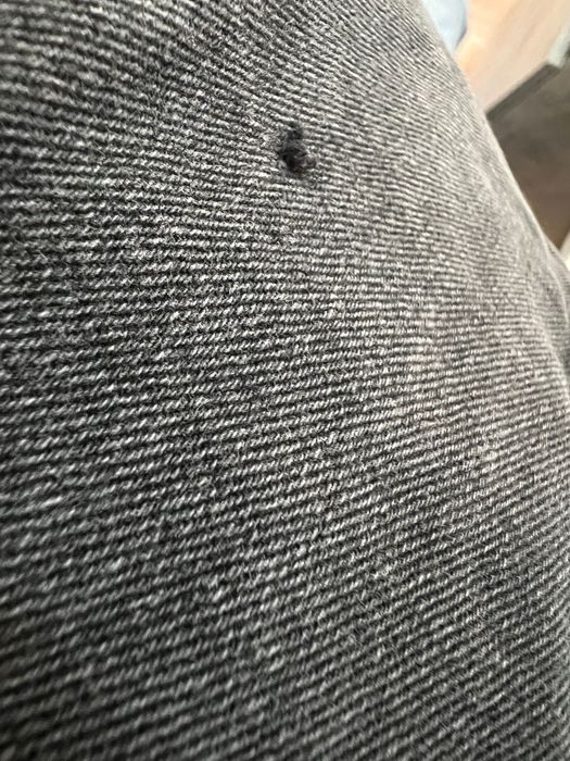 Czarne / szare spodnie / jeansy / dżinsy loose mam jeans | H&M