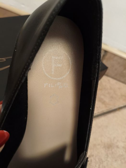 Buty  skórzane lordsy Filippo