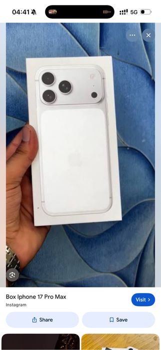 I phone 17 pro max