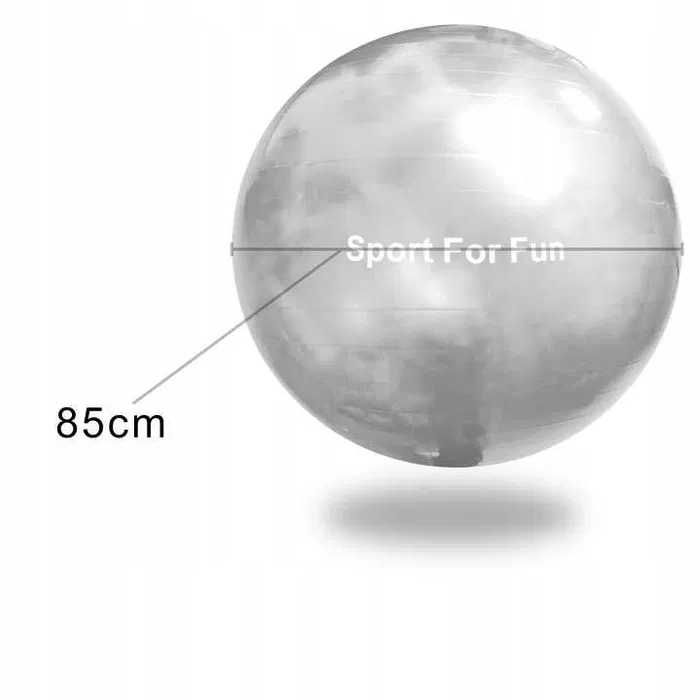 Piłka gimnastyczna do ćwiczeń fitness +pompka 85cm