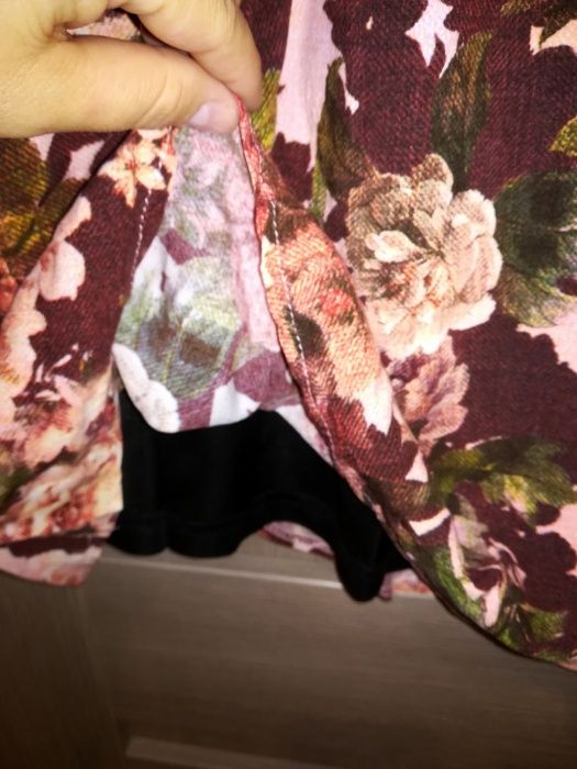 Różowa sukienka w kwiaty TK maxx