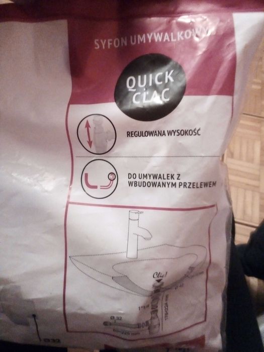 Nowy syfon umywalkowy