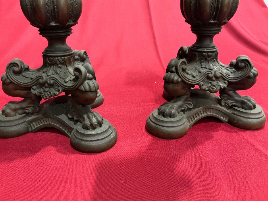 Candelabros par bronze baroque empire 41 cm ,anúncios abaixo