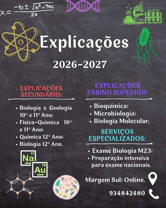 Explicações Biologia e Geologia e FQA