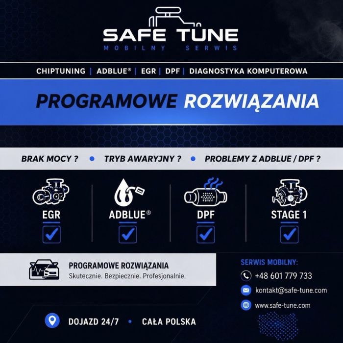 Usuwanie naprawa Adblue EGR DPF  Mobilnie Polska