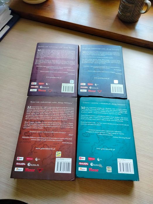 Księgi Pellinoru  4 Tomy  Dar ,Zagadka, Kruk i Pieśń  Croggon Fantasy