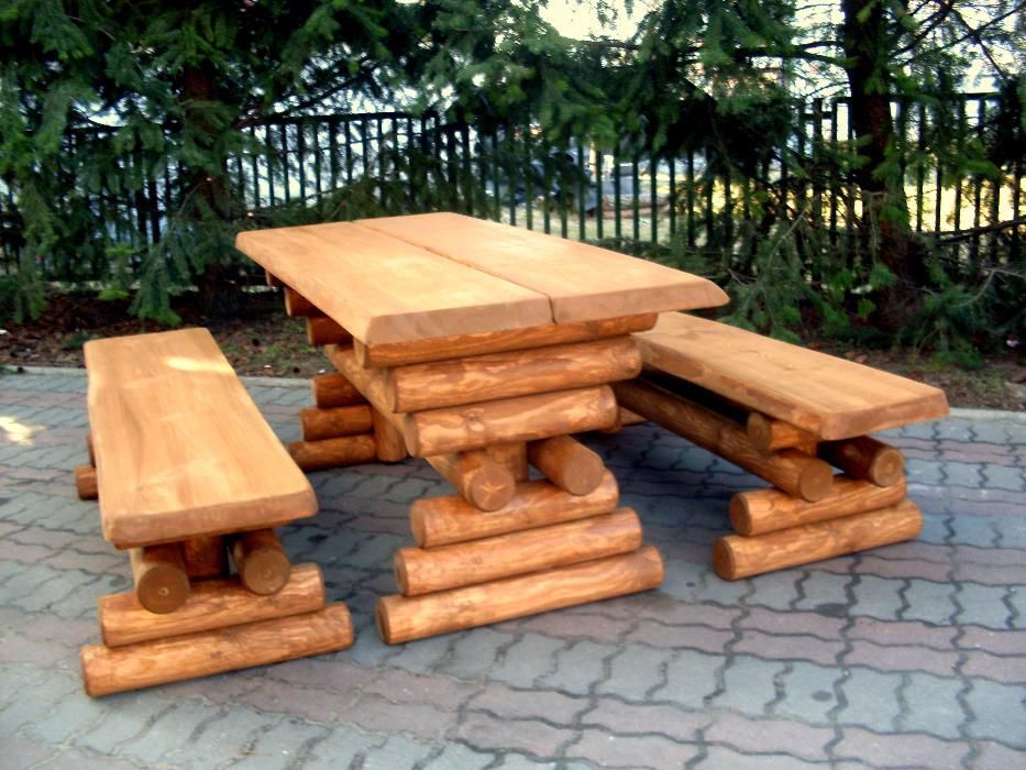 Meble ogrodowe drewniane huśtawka wysyłka cały kraj i UE