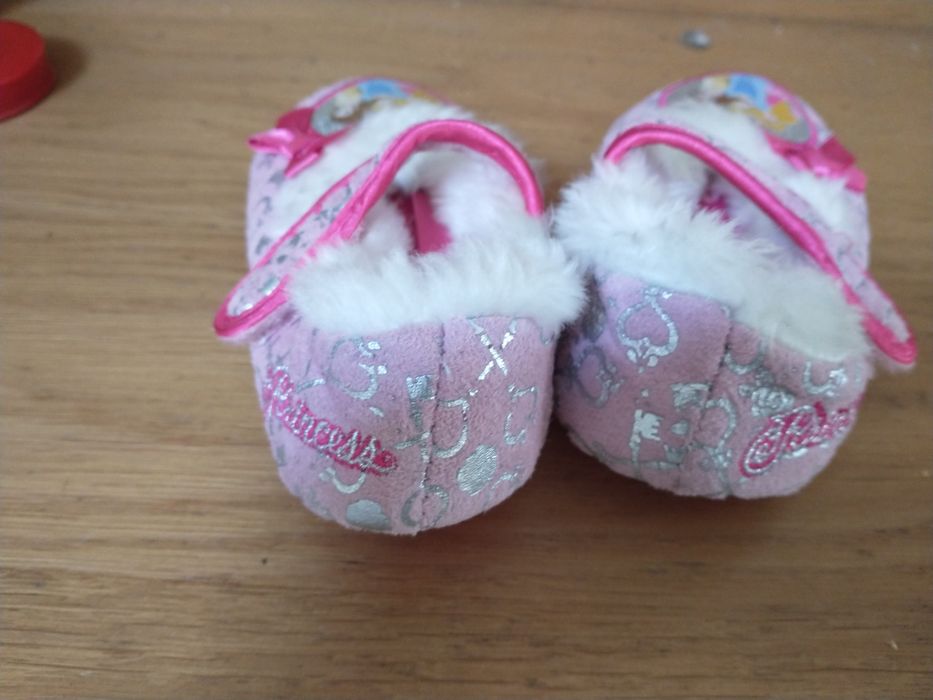 Kapcie papcie dla dziewczynki rozm 20-22 Elsa kraina lodu wkładka 12cm