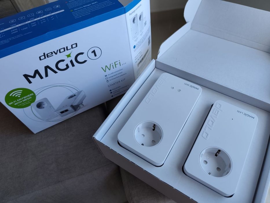 Devolo Magic 1 WiFi Starter Kit (2-1-2) – Como Novo / Excelente Estado