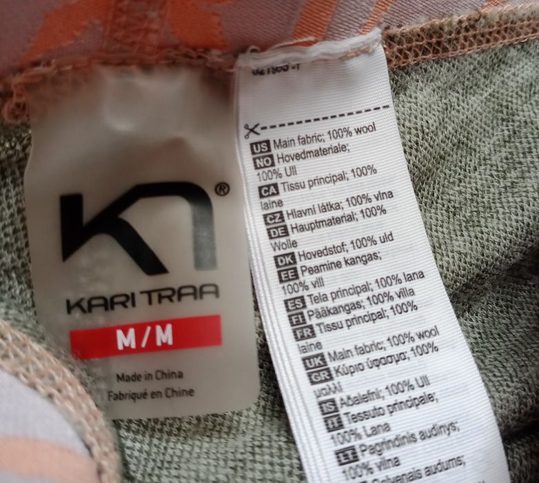 Kari traa новые 100% шерсть мериноса лосины шерстяное термобелье