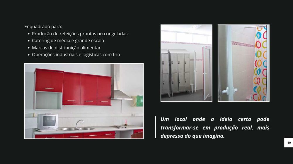 Fábrica alimentar/cozinha industrial pronta a utilizar em Sintra