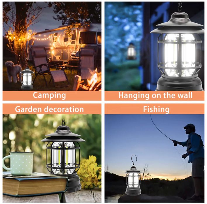 Pakiet 2 Lamp kempingowych