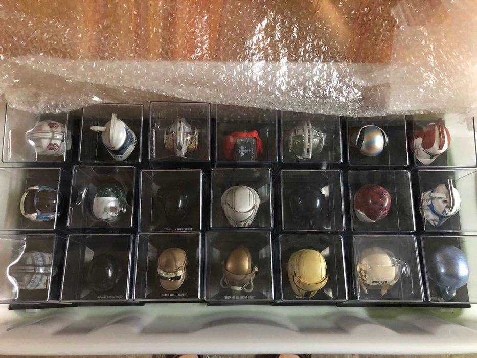 Coleção completa Capacetes Star Wars
