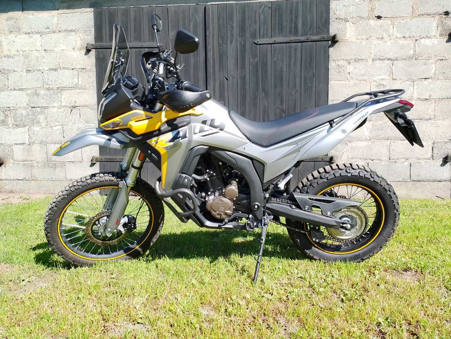 Voge 300 Rally, Niski przebieg.