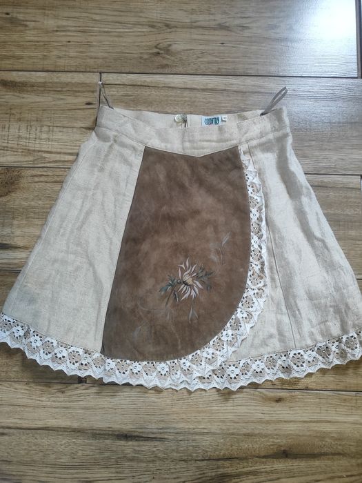 Spódnica spodniczka bawarska country L 40 landhaus cottagecore folk le