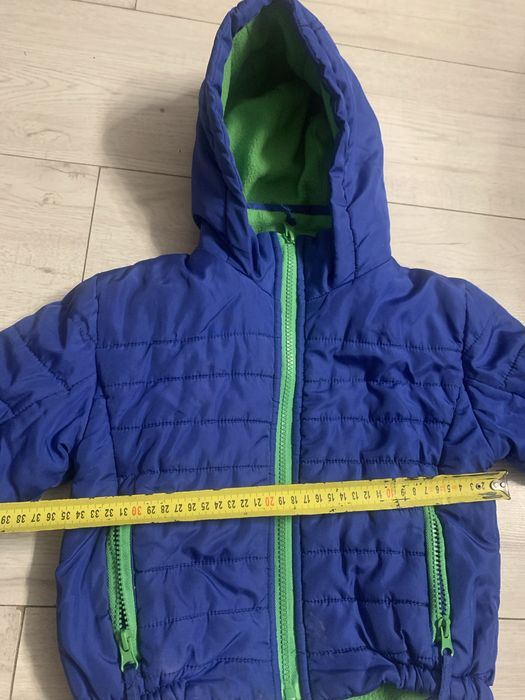 Zimowa kurteczka niemowleca dla chlopca r 98