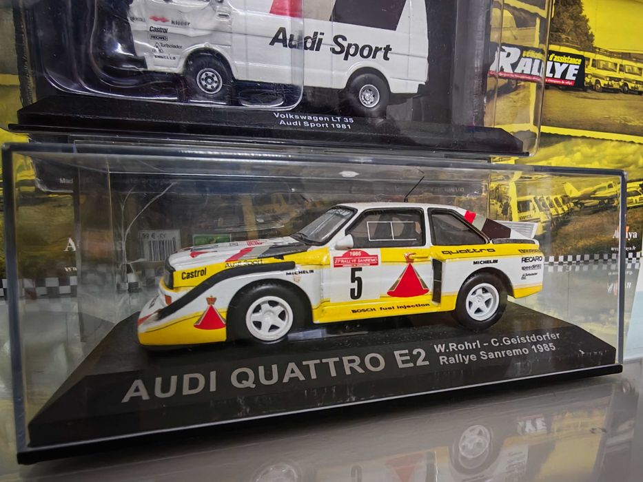Volkswagen LT 35 + Audi Quattro E2 Team Audi Sport Rally 1:43