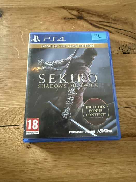PlayStation Ps 4 Ps 5 Sekiro Shadows Die Twice Game of The Year Edycja