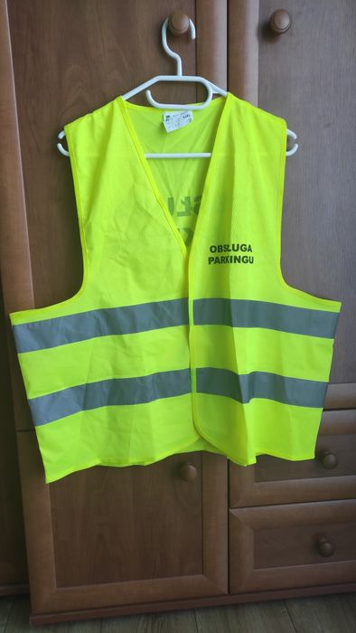 kamizelki odblaskowe Obsługa parkingu XL i L