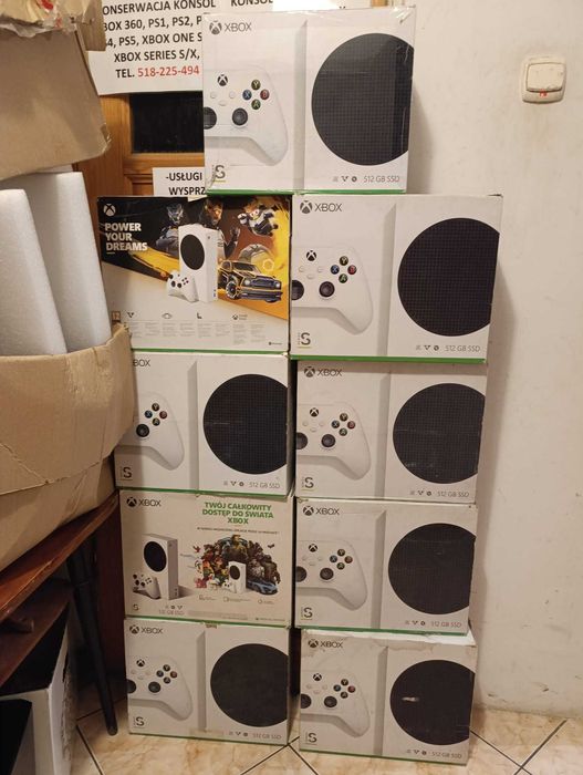 Kolekcja kartonów do konsoli Xbox Series S, Xbox Series X