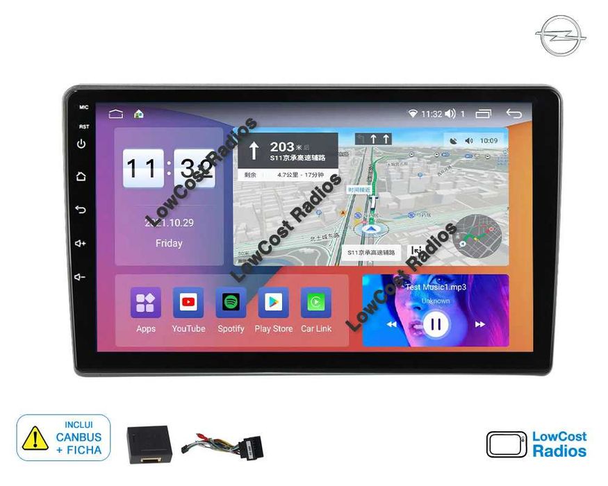 #OUTUBRO! OPEL ASTRA, CORSA, VECTRA, ZAFIRA | AUTO RÁDIO • GPS • BT • USB | ANDROID 15 | 7" e 9" | CARPLAY • ANDROID AUTO