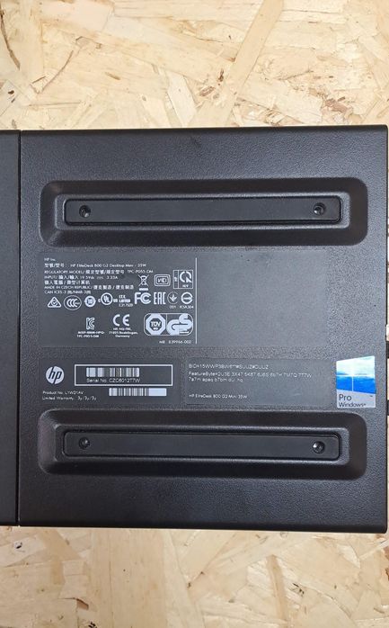 Computador HP + ecrã HP + teclado + rato