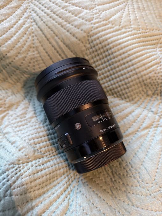 Sigma art 50mm f1.4 Canon