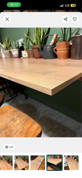 Blat roboczy 70 cm x 190 cm do kuchni warsztatu