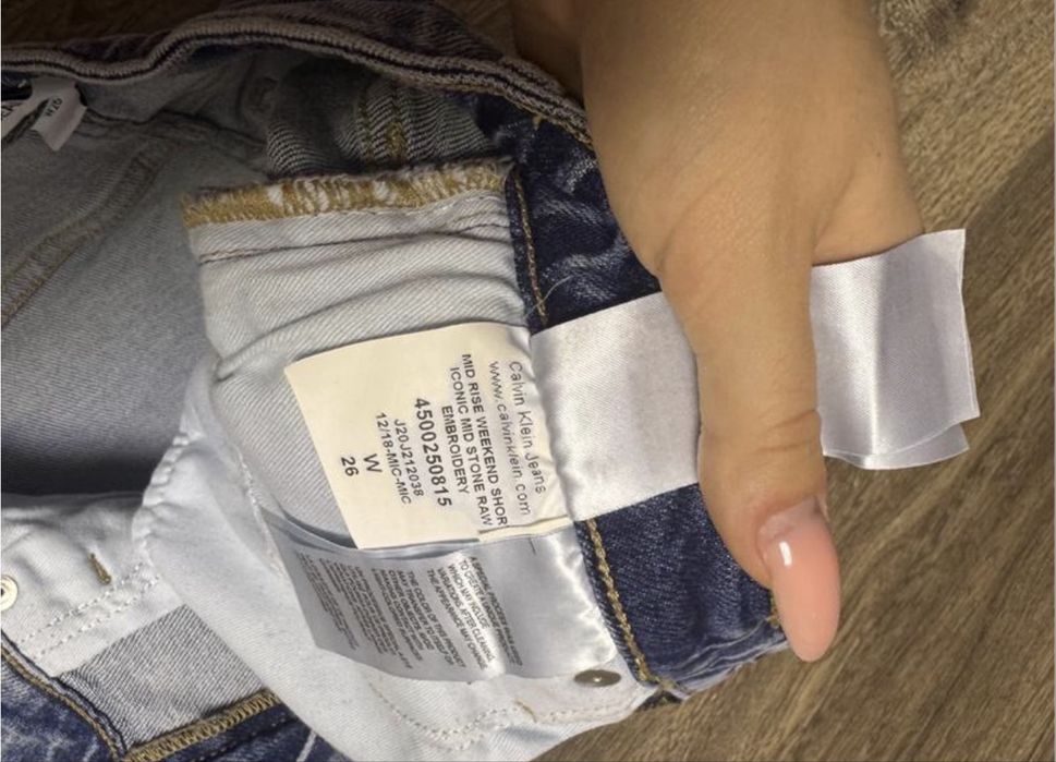 шорти джинсові calvin klein