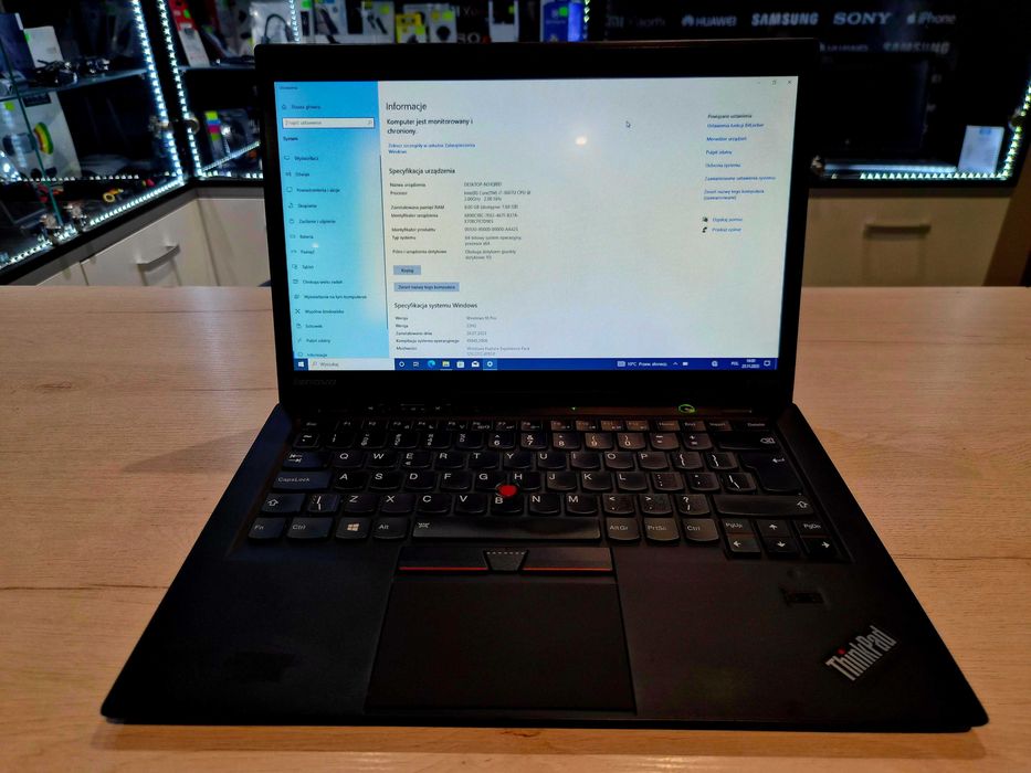 Lenovo X1 Carbon G1, intel i7, 8gb ram, HD+, SSD, Win 10 PRO