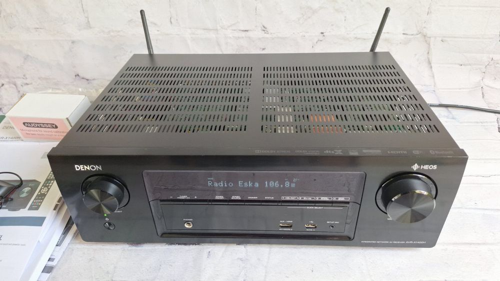 7.2 Denon AVR-X1400 Wi-Fi BT Heos Atmos ARC