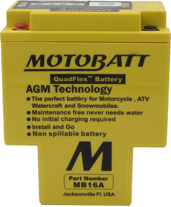 Akumulator motocyklowy MOTOBATT 12V 19Ah 220A MB16A HYB16A-A