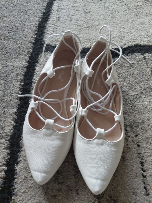 Buty balerinki na komunię