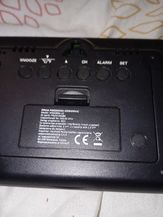 stacja pogodowa odbiornik