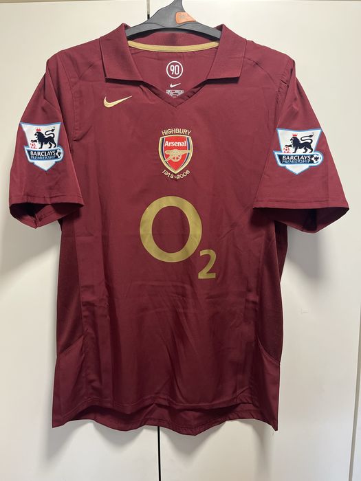 Koszulka Thierry Henry 14 Arsenal Away Highbury Retro Vintage