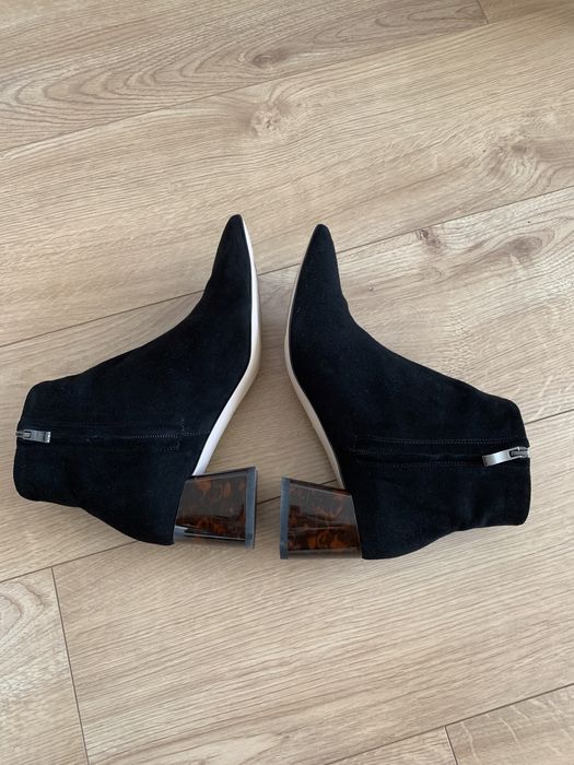 Botki czarne eleganckie Paso a Paso Valeria