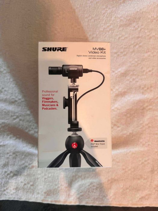 Mikrofon SHURE MV88+ VIDEO KIT Rozpakowany, Nieużywany