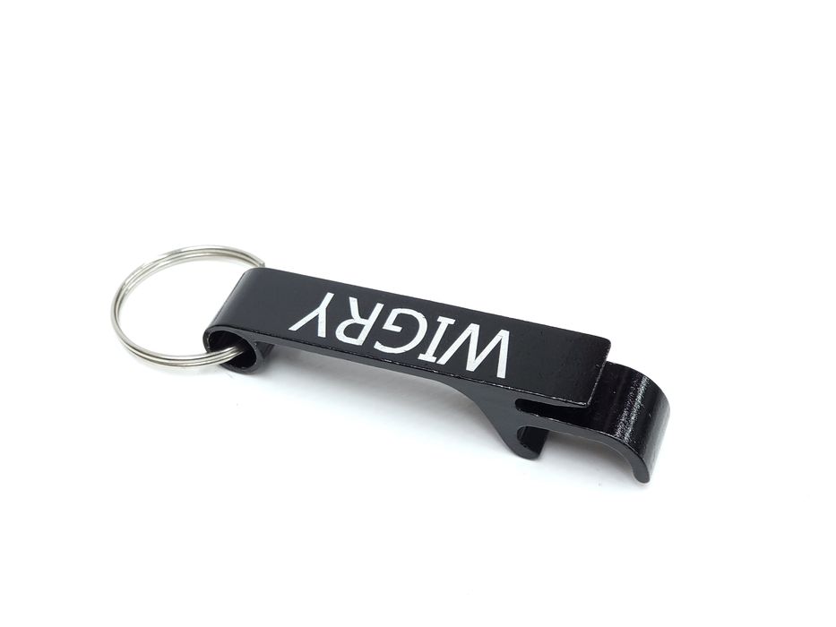 Zawieszka do kluczy Wigry otwieracz do puszek butelek czarny