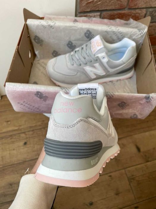 SALE! New Balance 574 Light Grey/Pink 36 37 38 39 40 41 42 43 44 45 46