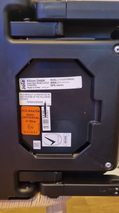 Fotelik samochodowy Joie Spin 360