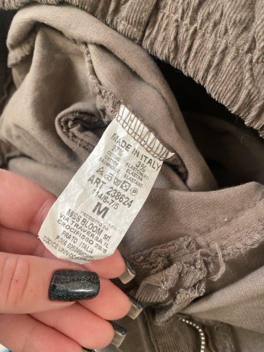 Вельветові штани mom Miss Bloom коричневі Італія розмір M