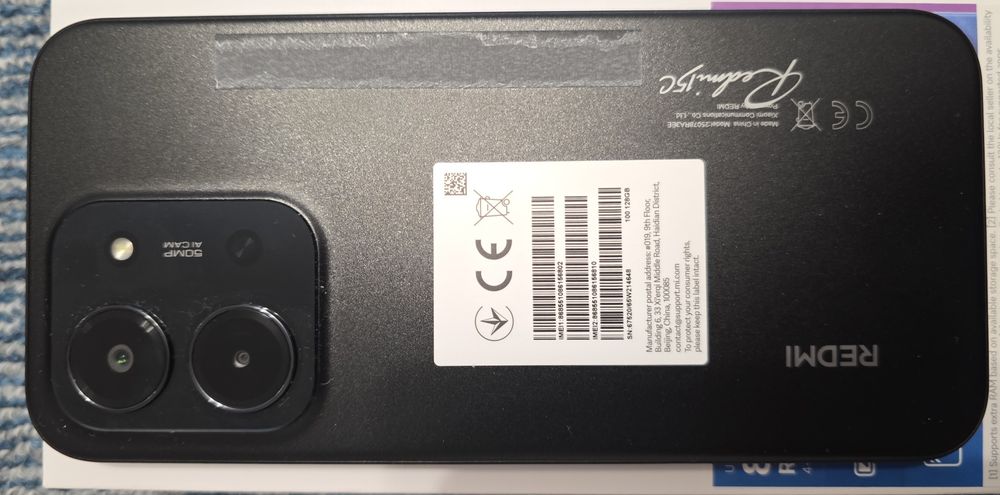 Xiaomi Redmi 15C 4/128 GB Midnight Black jak nowy