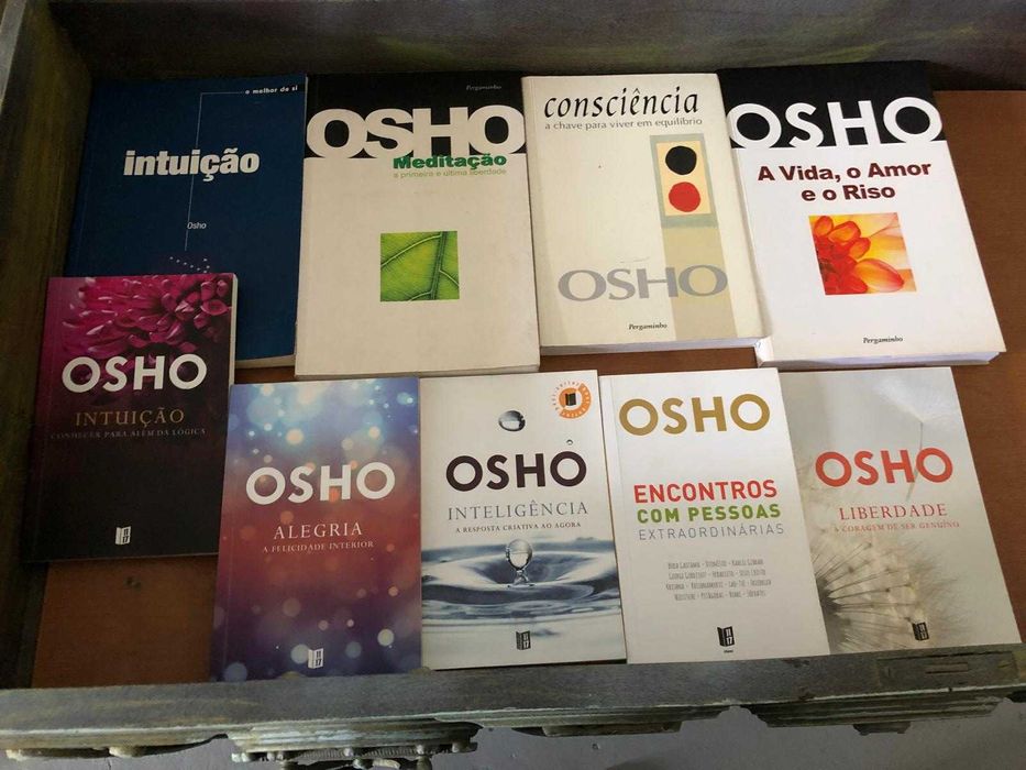 osho, livros do autor, bom estado